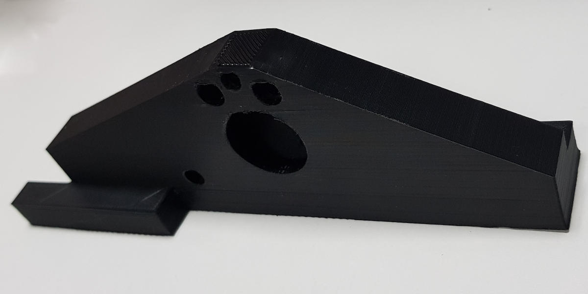 Plastic 3D printed ASA part for factory equipment